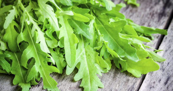 Arugula Endive Salad with Honeyed Pine Nuts