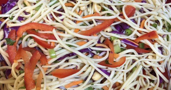 Thai Noodle Salad with Peanut Sauce