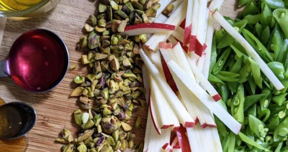 Snowpea & Apple Salad