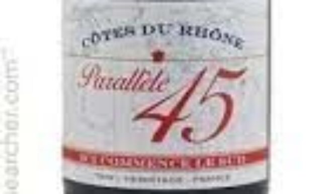 Paul Jaboulet P45 ‘Parallele 45’ Cotes du Rhone 2019